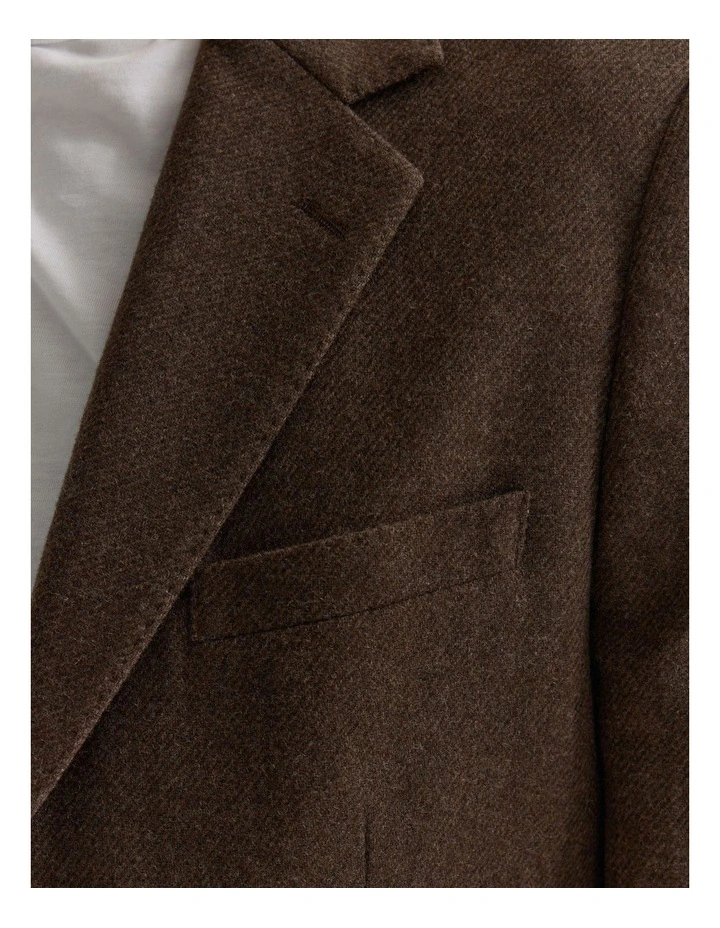Blake Wool Blend Blazer in Tan image 6
