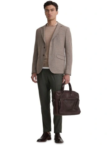 Blake Wool Blend Blazer in Sand