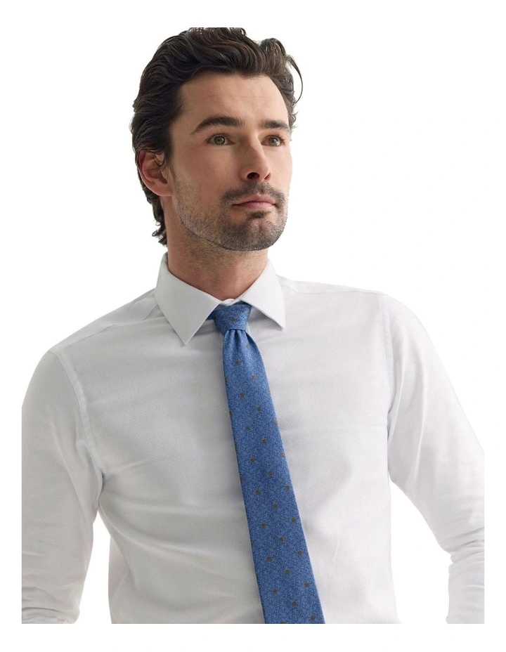 Beckton Slim Fit Shirt in White image 4