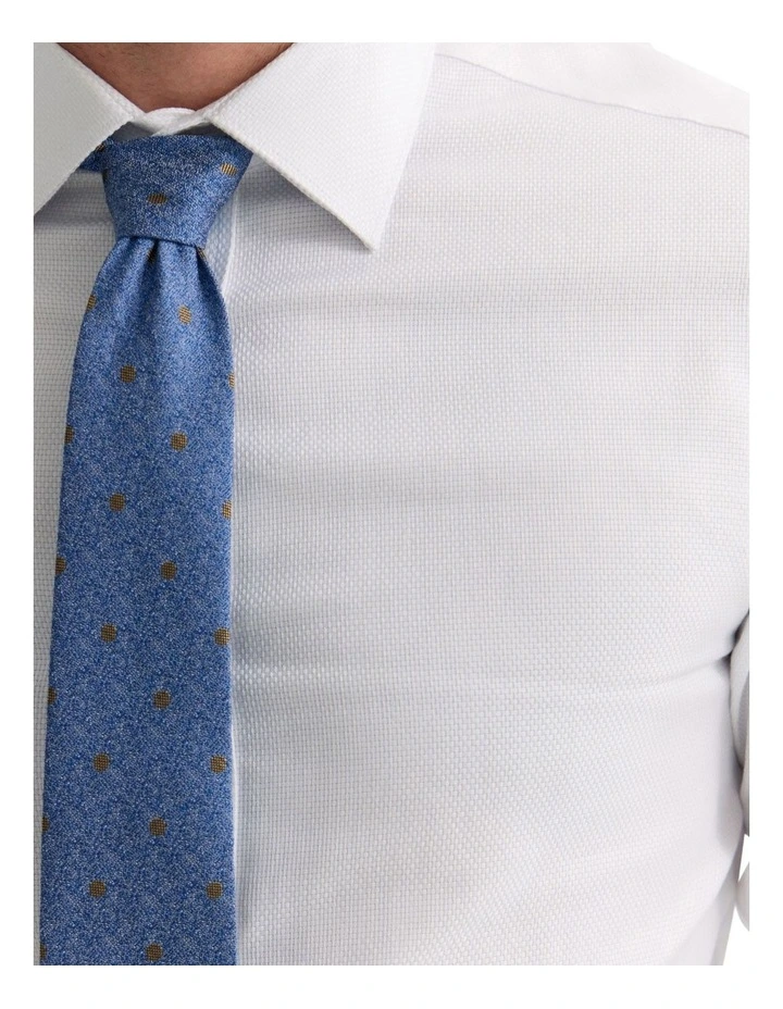Beckton Slim Fit Shirt in White image 6