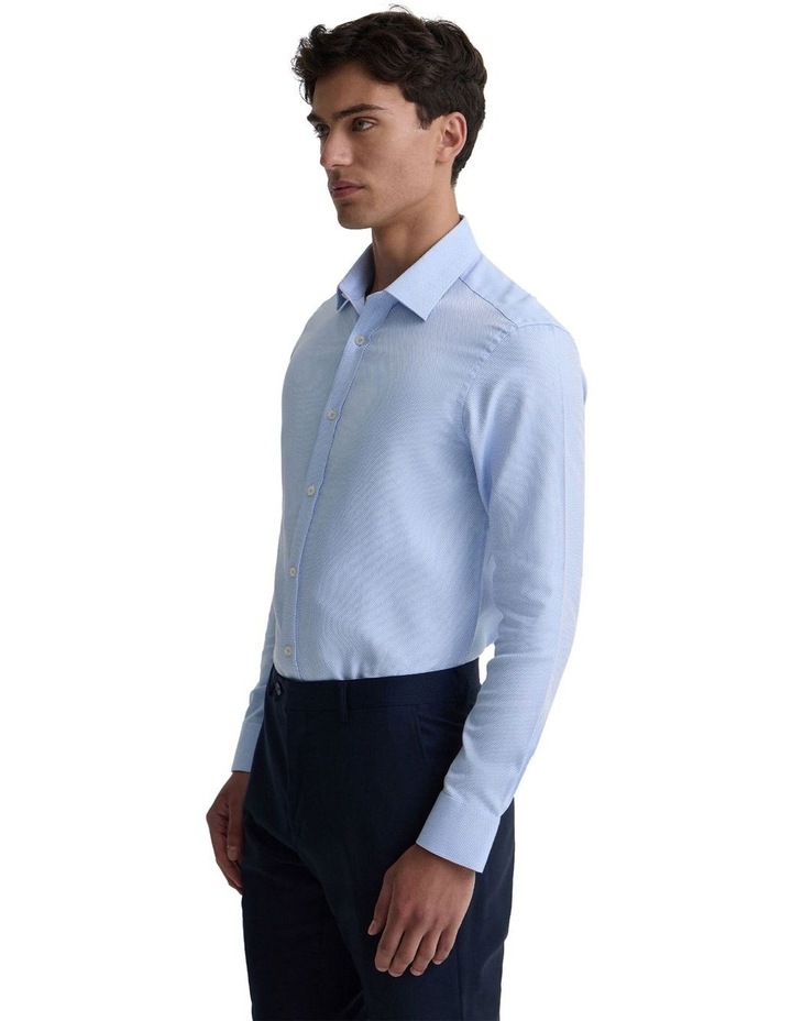 Beckton Slim Fit Shirt in Sky image 3