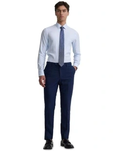 Beckton Slim Fit Cotton Shirt in Sky