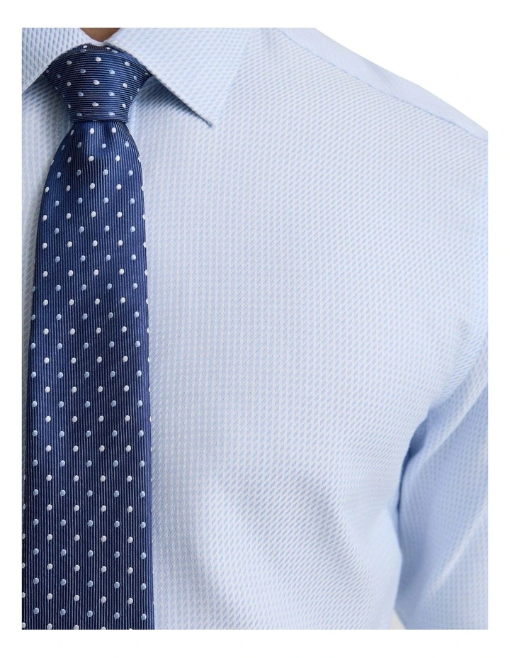 Beckton Slim Fit Cotton Shirt in Sky image 6