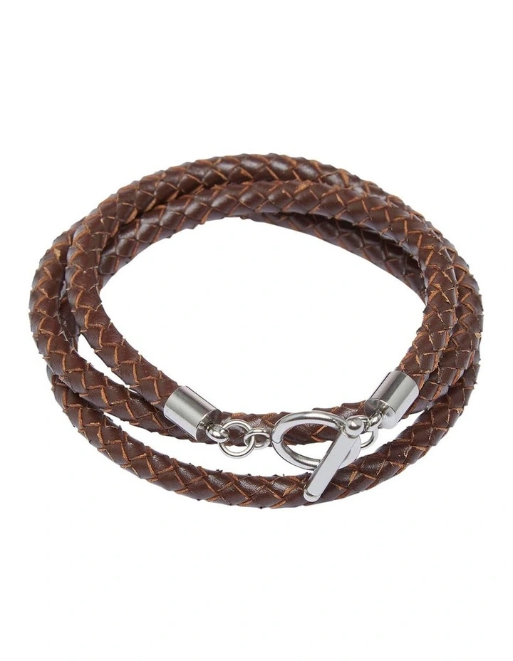 Alby Mens Leather Cuff image 1