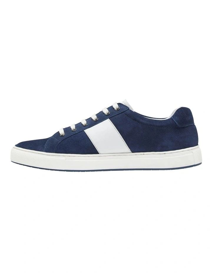 navy suede trainers