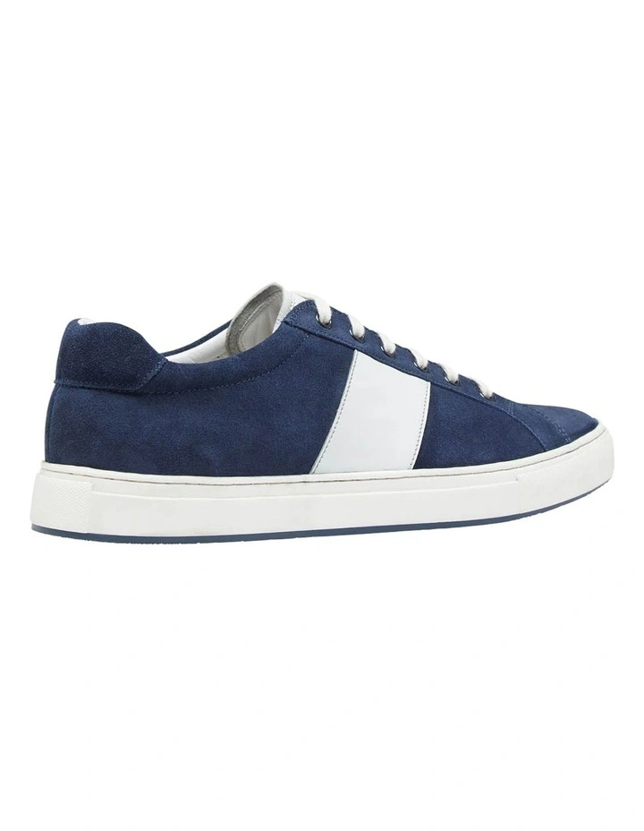 navy suede trainers