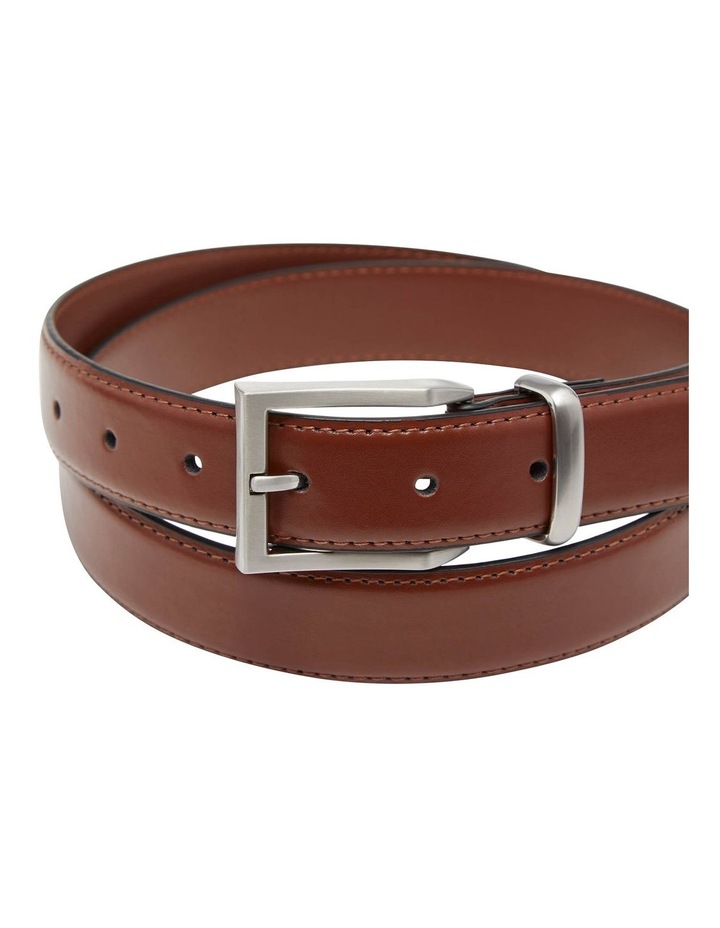 Oxford Arlen Leather Belt In Brown | MYER