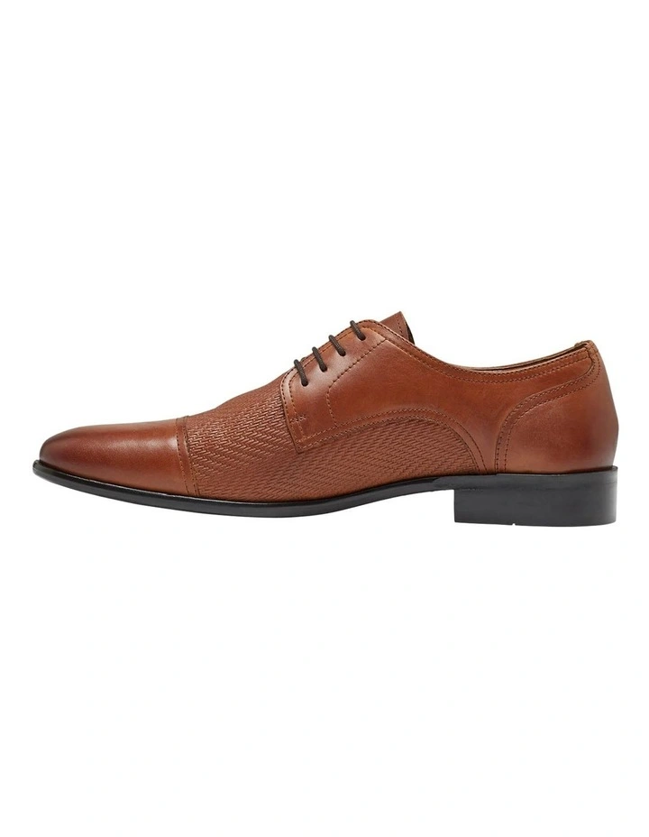 Heathfield Tan Leather Derby Shoes image 2
