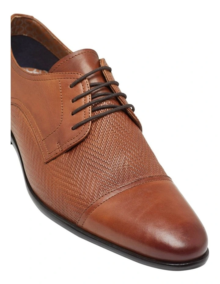 Heathfield Tan Leather Derby Shoes image 4