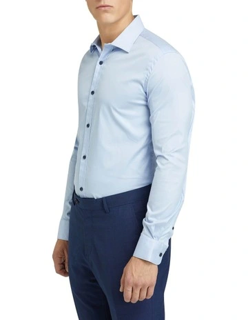 Stretch Travel Shirt in Blue