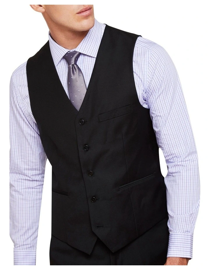 mens black vests