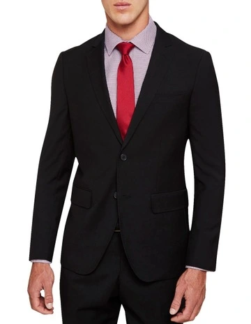 Travel Auden Wool Suit Jacket Black