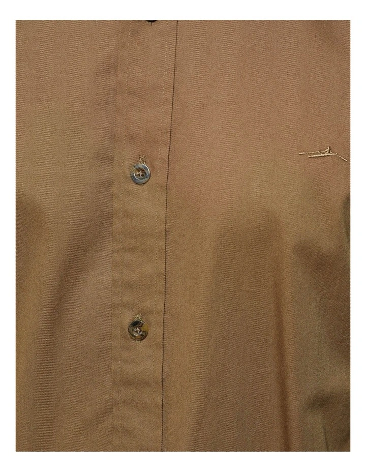 Portland Regular Fit Casual Shirt in Taupe image 6