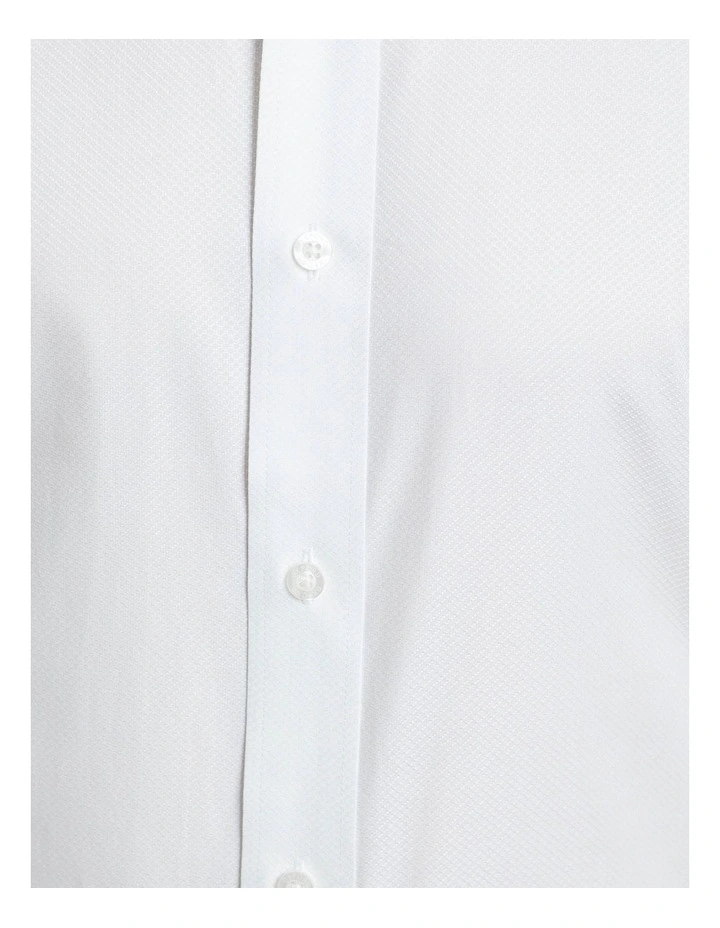 Islington Dobby Reglr Shirt in White image 6