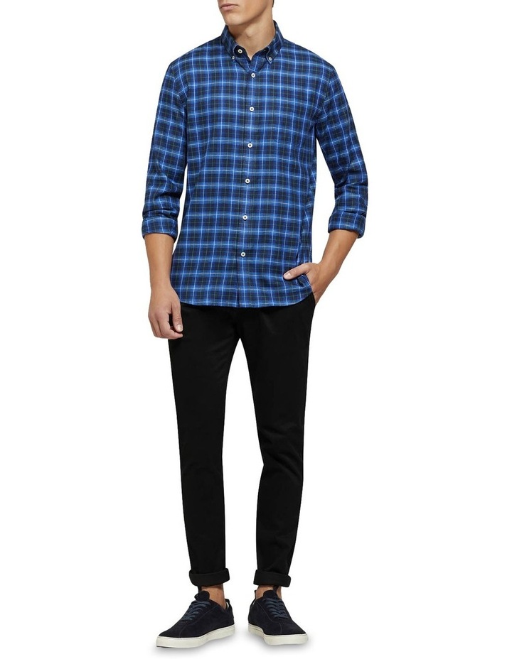 Portland Cotton/Linen Check Regular Shirt