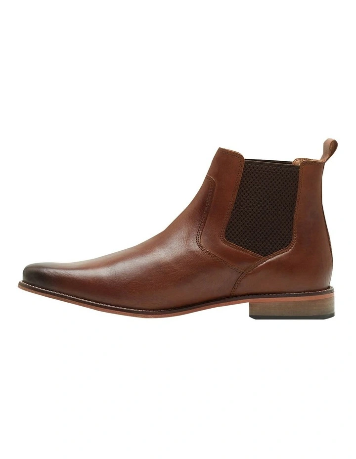 Miller Tan Leather Chelsea Boots image 2