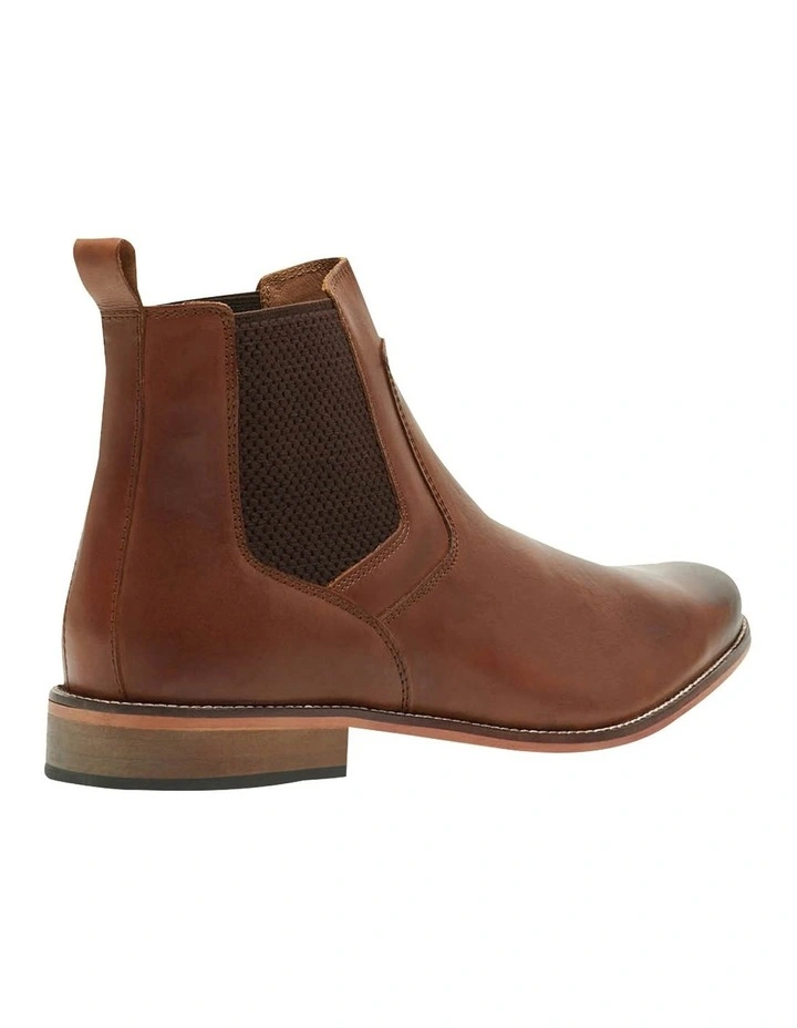 Miller Tan Leather Chelsea Boots image 3