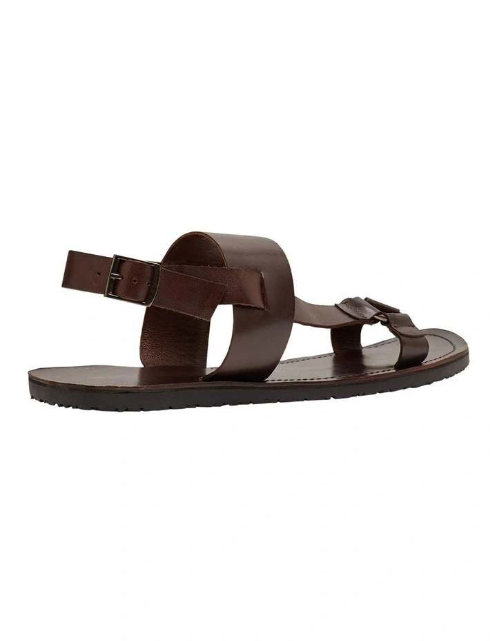 Nakoa Leather Sandals in Brown image 4