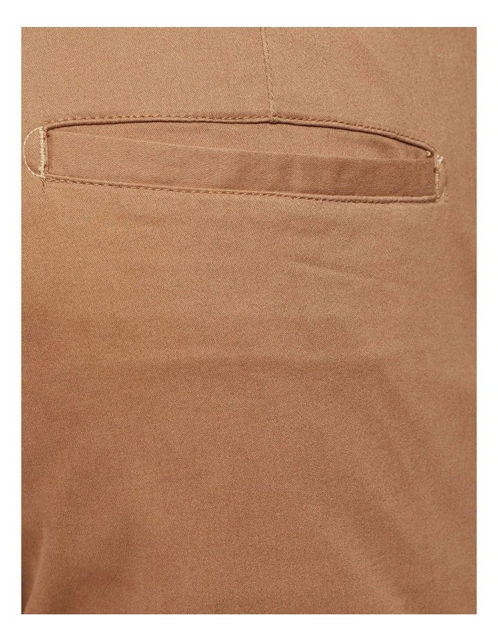 Stretch Skinny Fit Chinos in Brown image 6