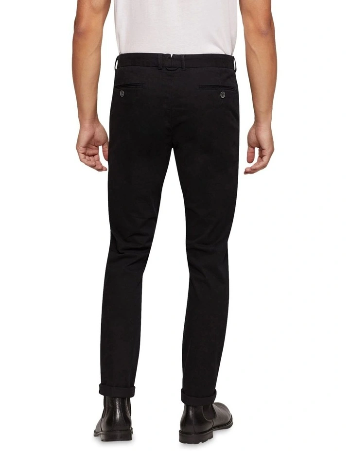 Luka Stretch Casual Pants in Black image 3