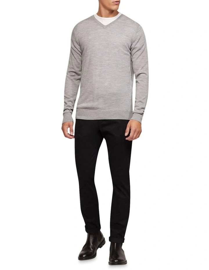 Luka Stretch Casual Pants in Black image 5