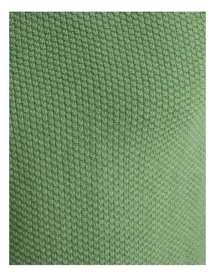 Bruno Cotton Crew Neck Pullover in Green image 6