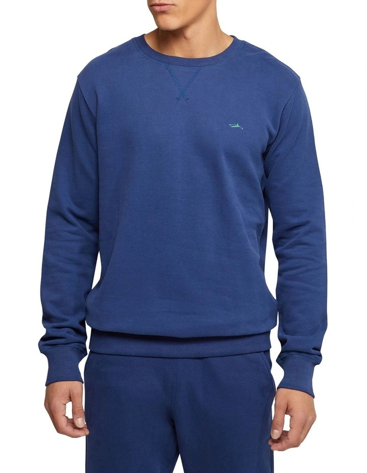 Lars Jersey Sweater Shirt in Blue image 1
