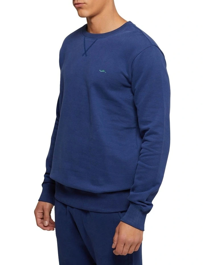 Lars Jersey Sweater Shirt in Blue image 2