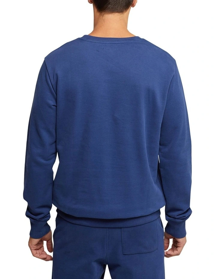 Lars Jersey Sweater Shirt in Blue image 3