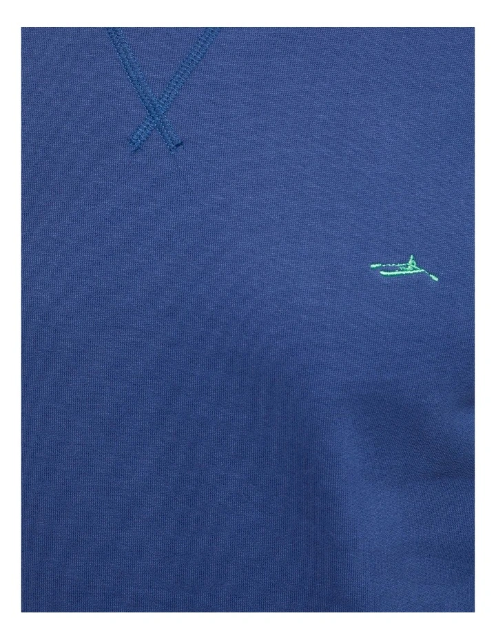Lars Jersey Sweater Shirt in Blue image 6