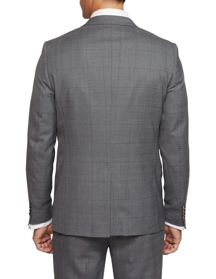 Auden Wool Stretch Suit Jacket in Grey image 3