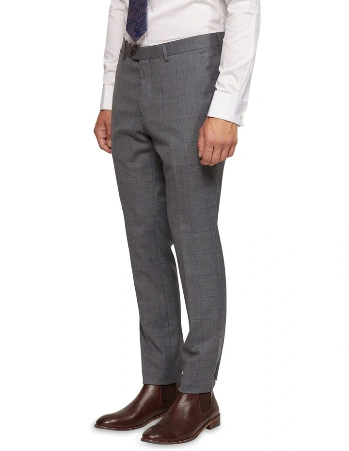 Auden Wool Stretch Suit Trousers in Grey image 2