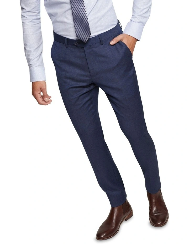 Auden Wool Suit Trousers in Blue image 4