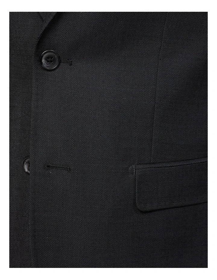 Byron Wool Suit Jacket in Black image 6
