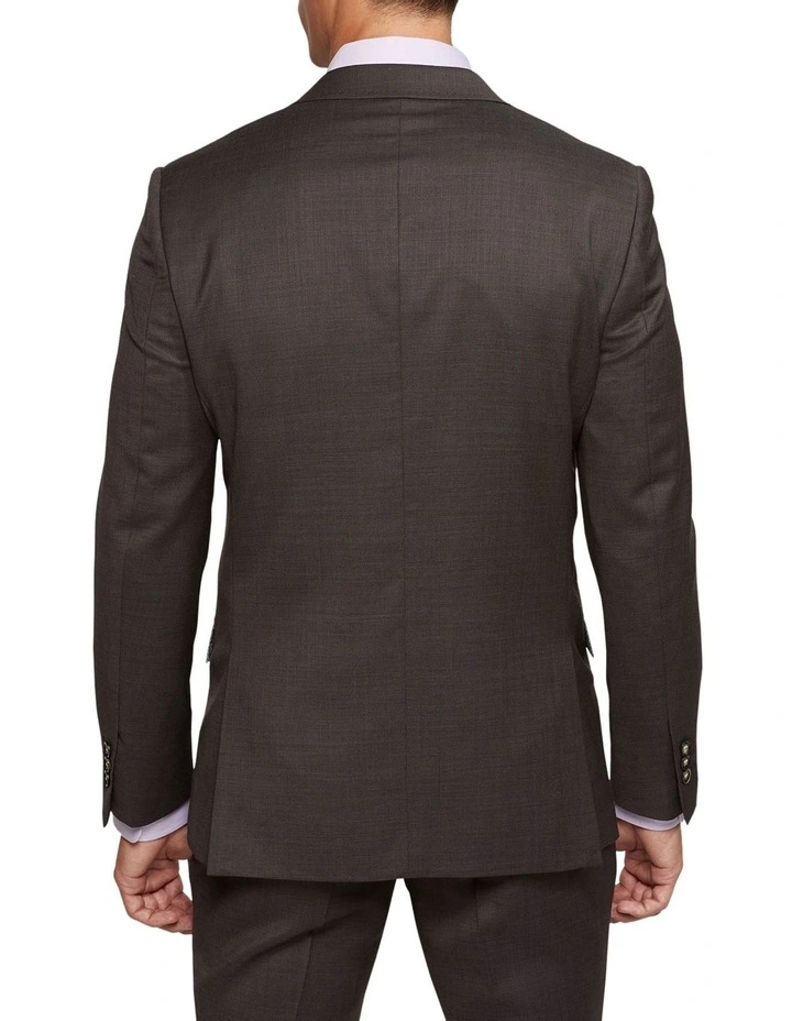 New Hopkins Wool Suit Jacket in Brown image 3