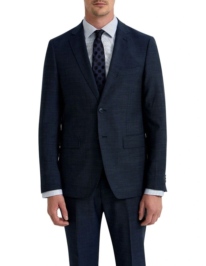 Auden Wool Stretch Suit Jacket in Blue image 1