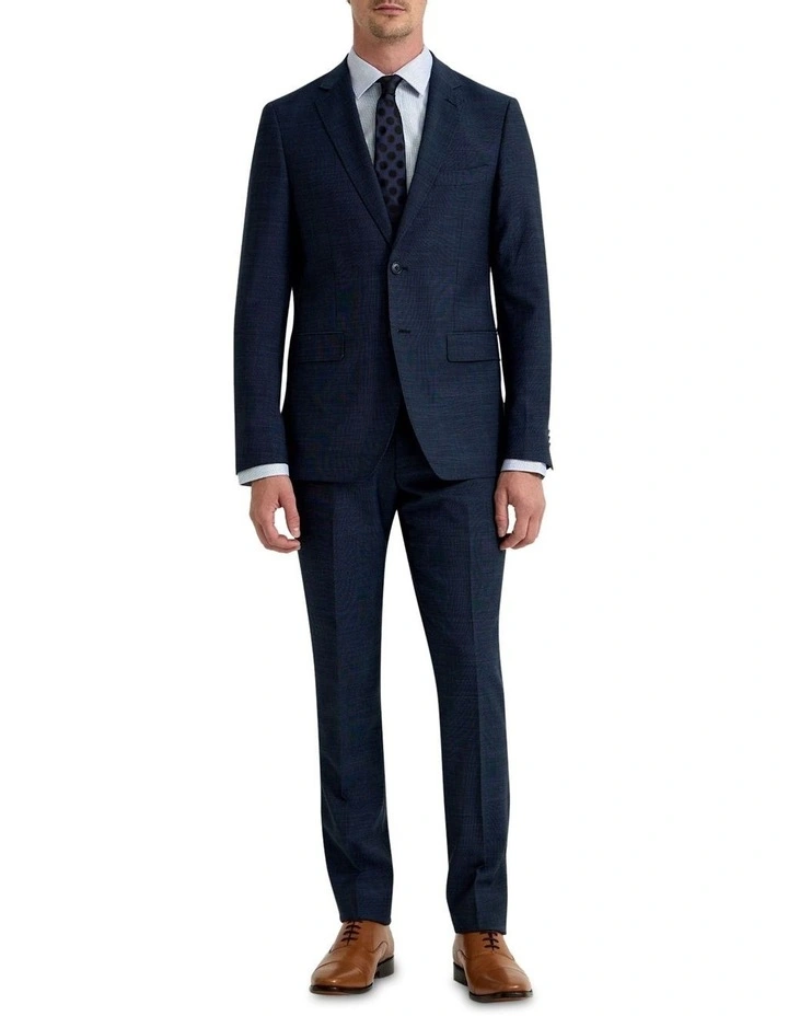 Auden Wool Stretch Suit Jacket in Blue image 5