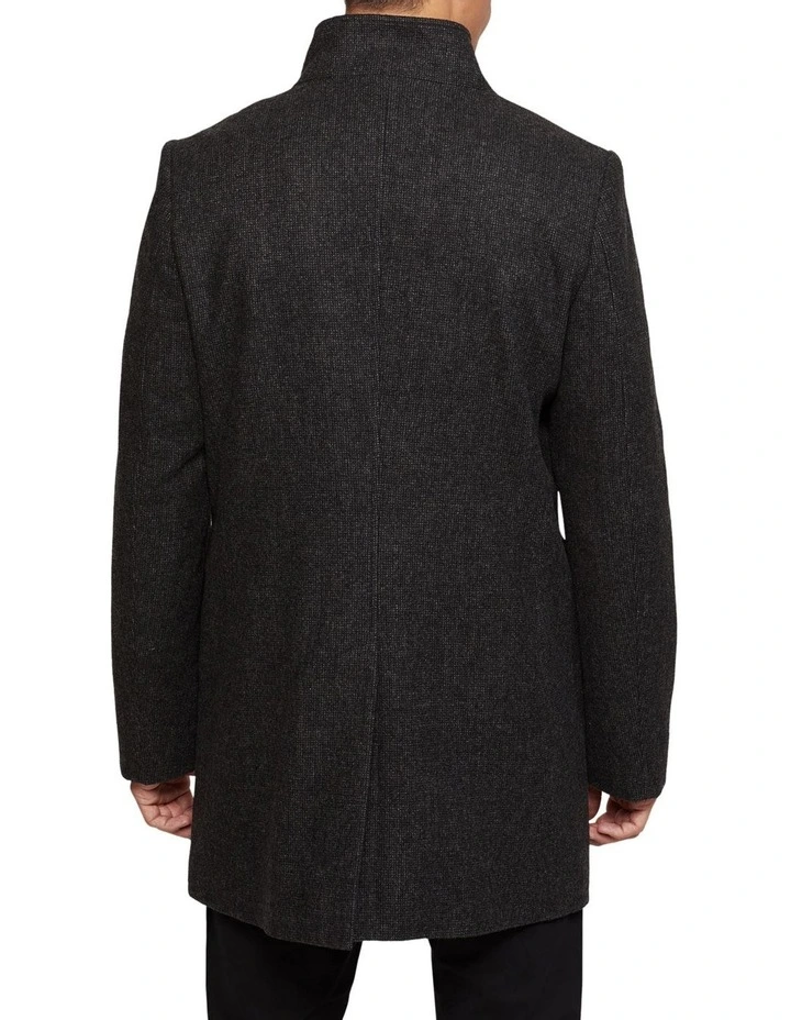 Wilson Wool Rich Overcoat in Grey image 3