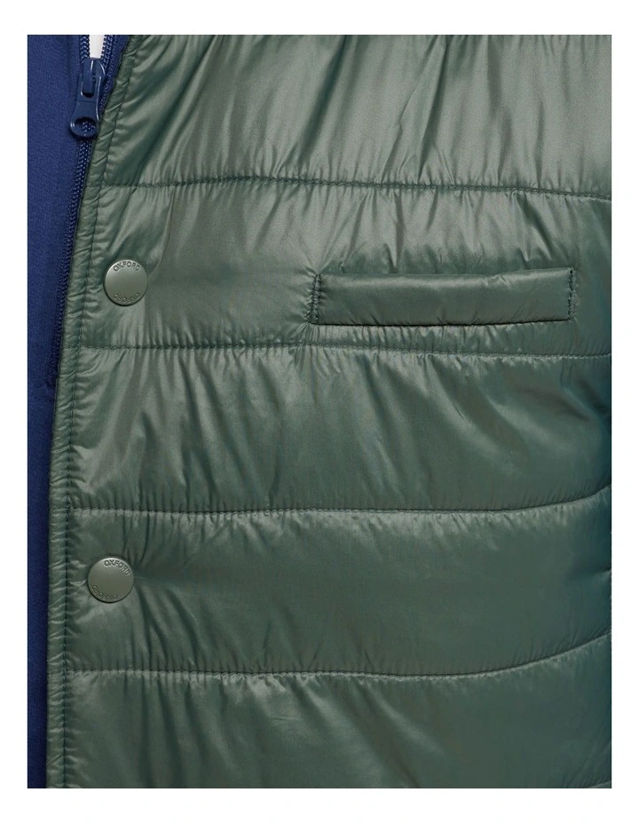 Bruno Eco Filling Puffa Vest in Green image 6