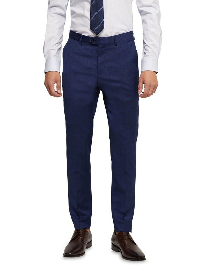 Byron Wool Suit Trousers in Blue image 1