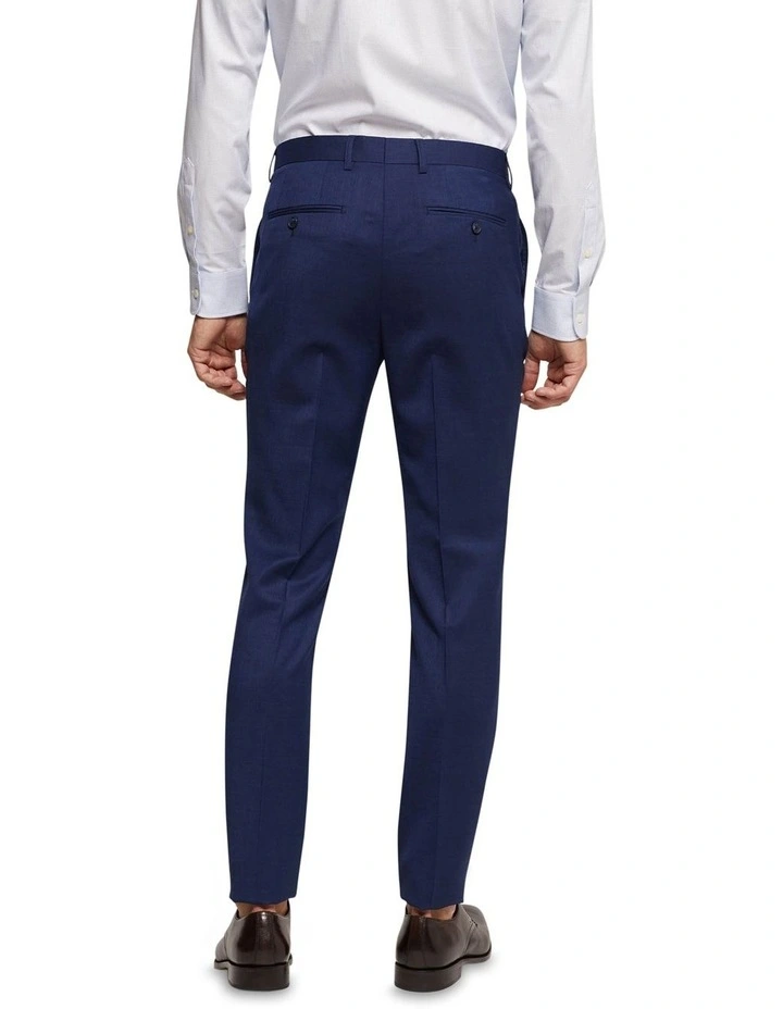 Byron Wool Suit Trousers in Blue image 3