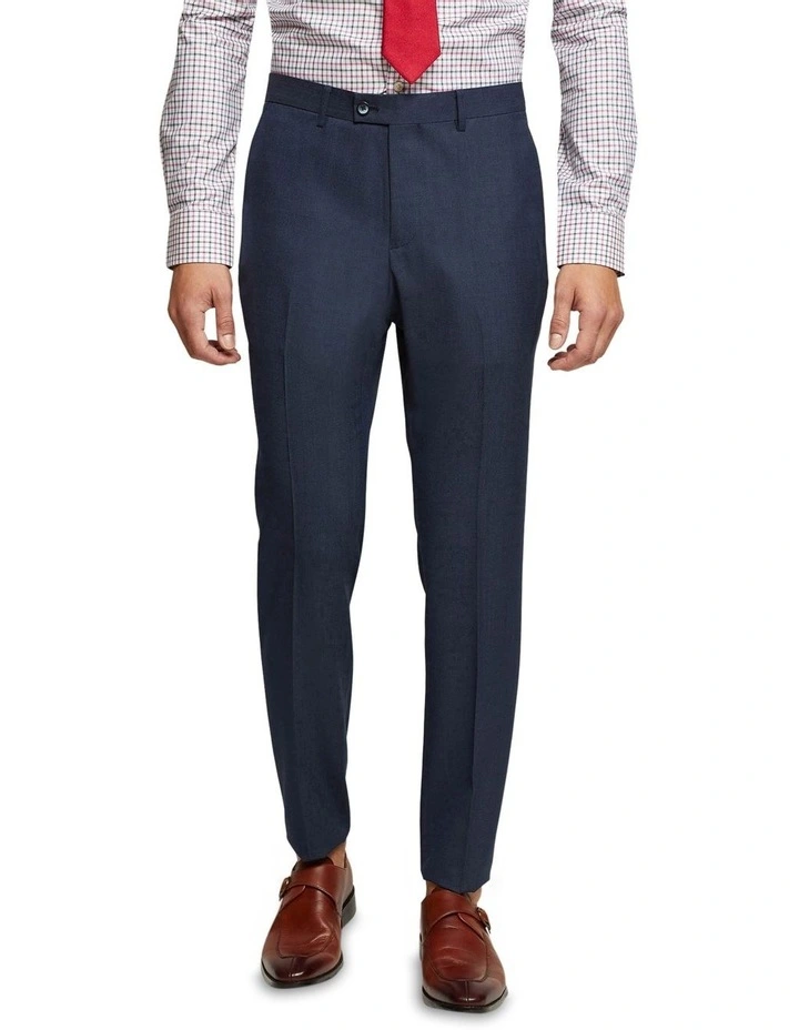 Hopkins Wool Rich Suit Trousers in Blue image 1