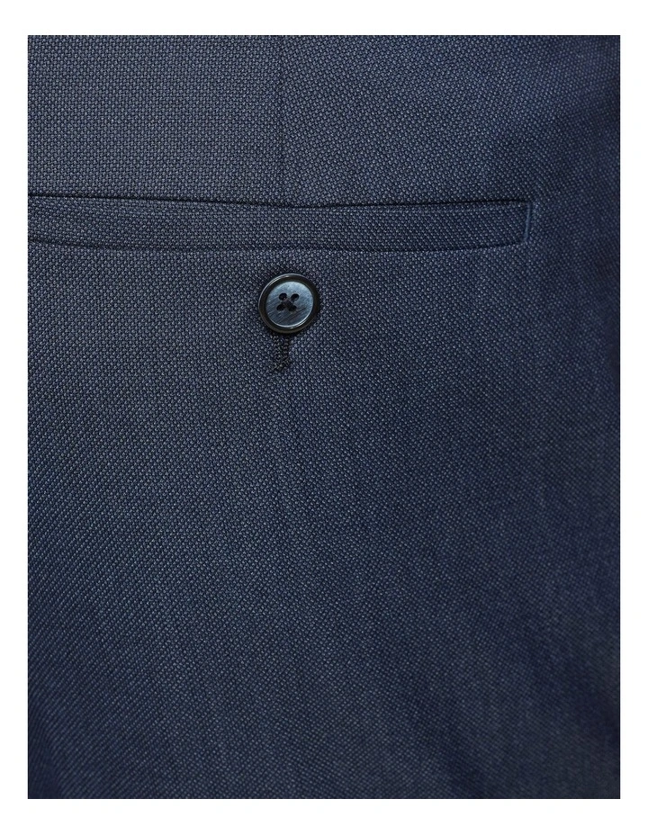 Hopkins Wool Rich Suit Trousers in Blue image 6