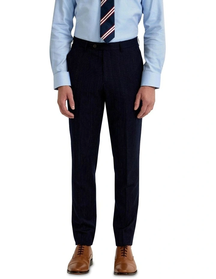 Byron Wool Suit Trousers in Navy image 1