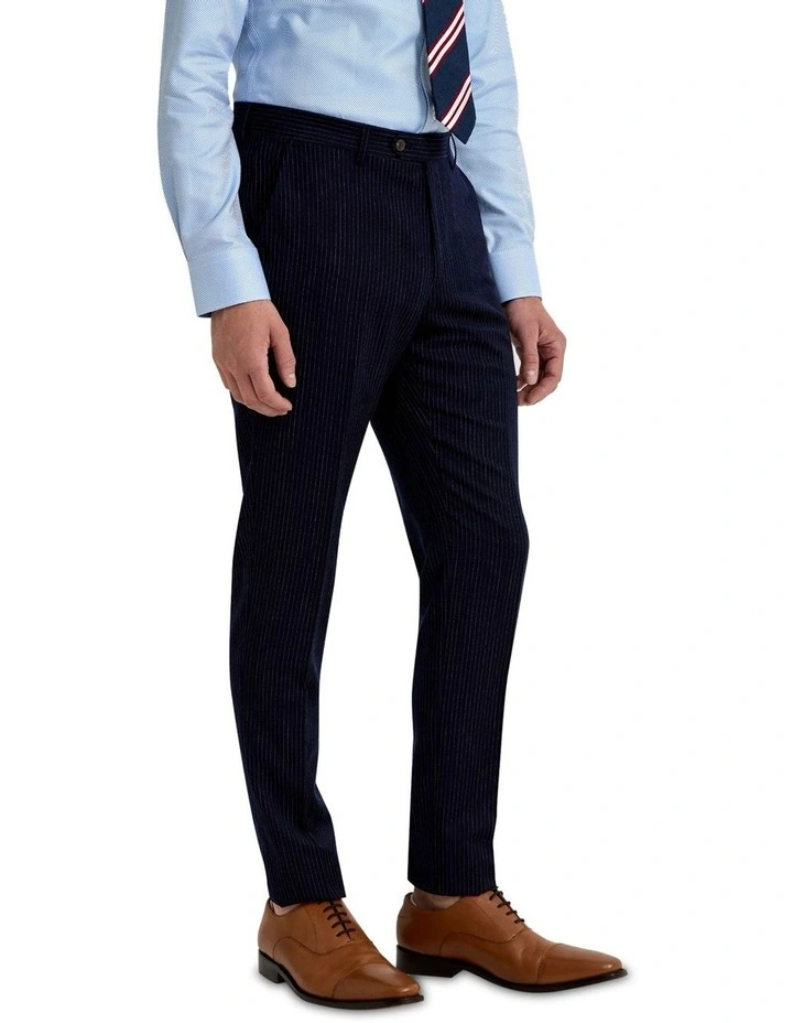Byron Wool Suit Trousers in Navy image 2