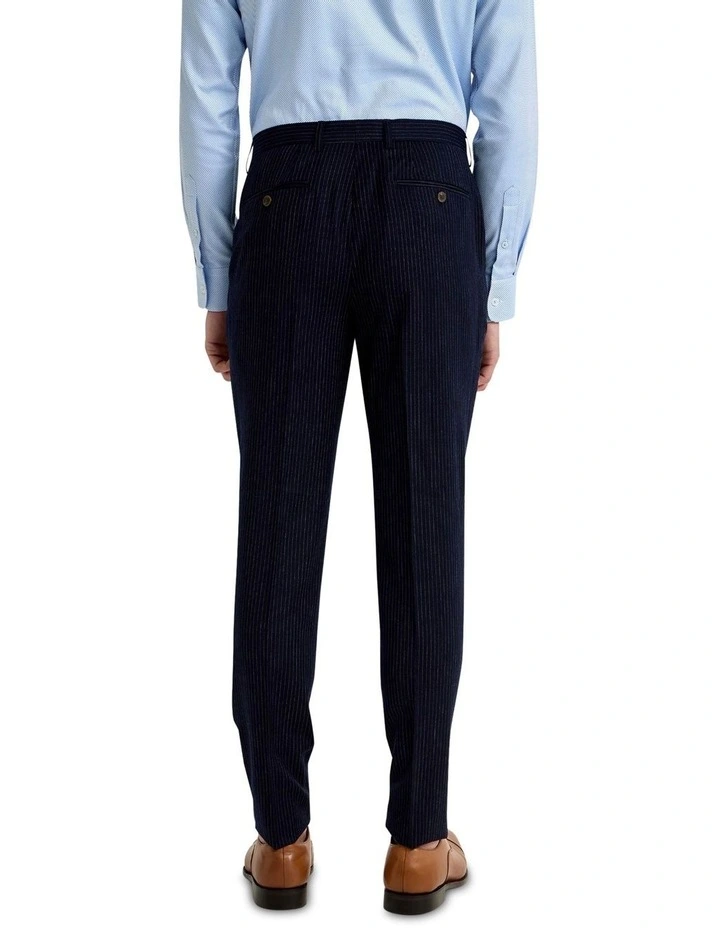 Byron Wool Suit Trousers in Navy image 3