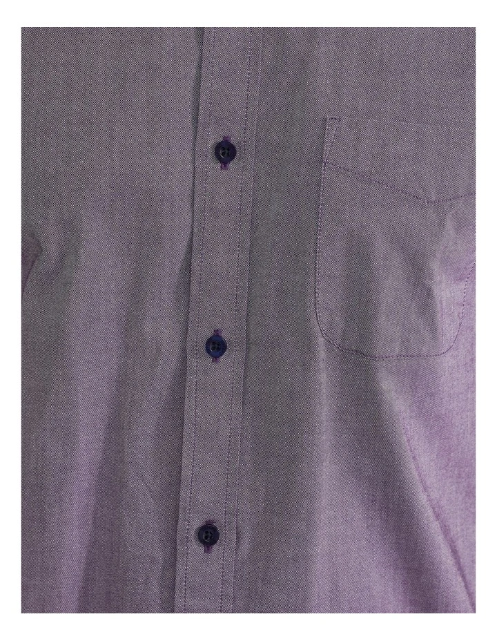 Uxbridge Cotton Shirt in Plum image 6