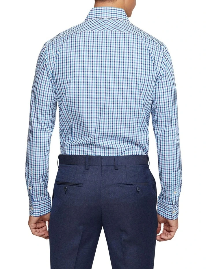 Beckton Check Shirt in Blue image 3