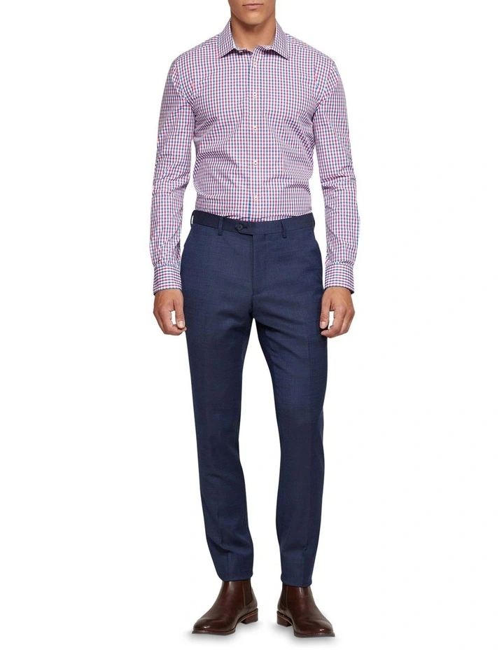 Beckton Check Shirt in Blue/Pink image 1