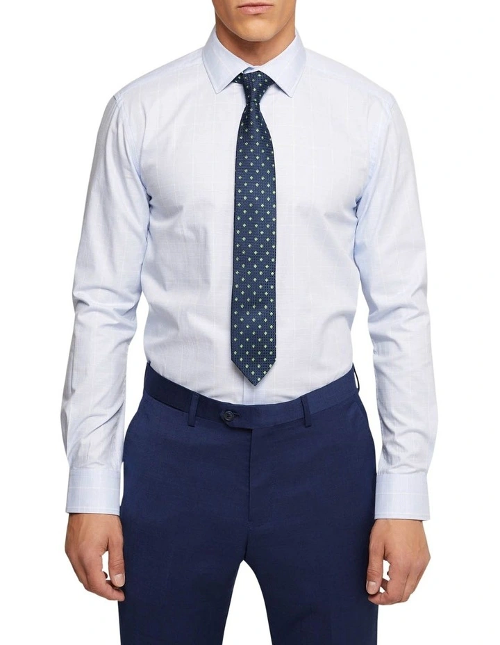 Beckton Check Shirt in Sky image 1